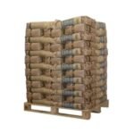 Badger Holzpellets ENplus A1 / DINplus – 975 kg Palette (65×15 kg), Heizwert ≥4,6 kWh/kg, Nadelholz, Belgien