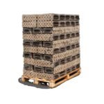 Heizfuxx PiniKay Octagon Holzbriketts Hartholz – 960 kg Palette (96×10 kg), Heizwert ≥4,8 kWh/kg, achteckig mit Loch - Bild 2
