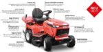 Sabo Rasentraktor 102-H, 102 cm Schnittbreite, 2-Zylinder Motor, Hydrostat, Mulchkit, 280 L Fangkorb - Bild 3